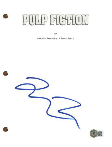 QUENTIN TARANTINO SIGNED AUTOGRAPH PULP FICTION FULL MOVIE SCRIPT BECKETT COA COLLECTIBLE MEMORABILIA