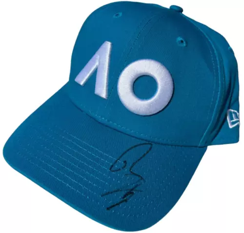 RAFAEL NADAL SIGNED AUSTRALIAN OPEN TENNIS HAT CAP RAFA AO FRENCH US OPEN JSA COLLECTIBLE MEMORABILIA