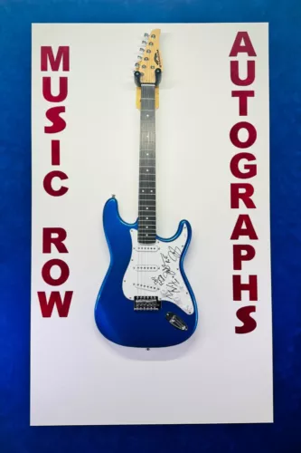 RASCAL FLATTS SIGNED ELECTRIC GUITAR AUTOGRAPH LEVOX, JOE DON, DEMARCUS JSA COA COLLECTIBLE MEMORABILIA