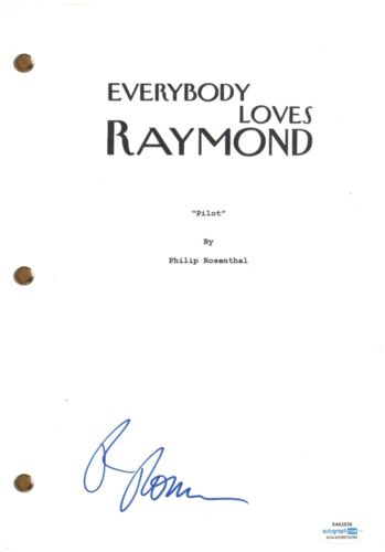 RAY ROMANO SIGNED AUTOGRAPH EVERYBODY LOVES RAYMOND PILOT SCRIPT SCREENPLAY ACOA COLLECTIBLE MEMORABILIA
