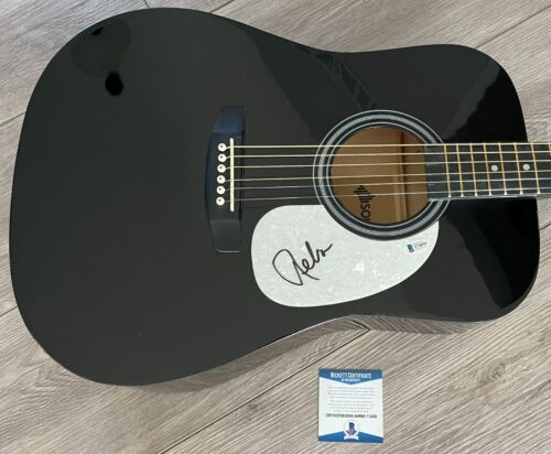 REBA MCENTIRE SIGNED AUTOGRAPH 41″ F/S ACOUSTIC GUITAR W/EXACT PROOF BECKETT COA COLLECTIBLE MEMORABILIA