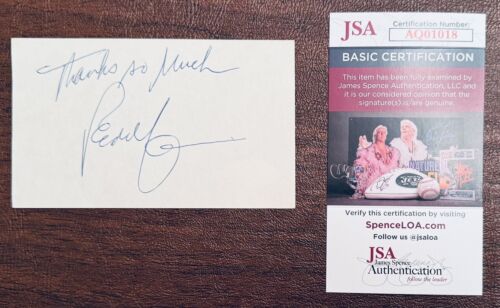 REDD FOXX SIGNED AUTOGRAPHED 3×5 CARD JSA CERTIFIED SANFORD AND SON COLLECTIBLE MEMORABILIA