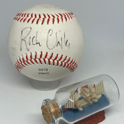 RICH CHILES SIGNED RAWLINGS OFFICIAL LEAGUE BASEBALL JSA COA RARE AUTO A3012 COLLECTIBLE MEMORABILIA