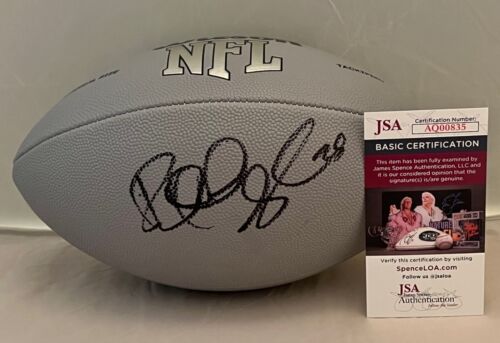 RICHARD SHERMAN SEATTLE SEAHAWKS SIGNED NFL FOOTBALL AUTOGRAPHED JSA COLLECTIBLE MEMORABILIA