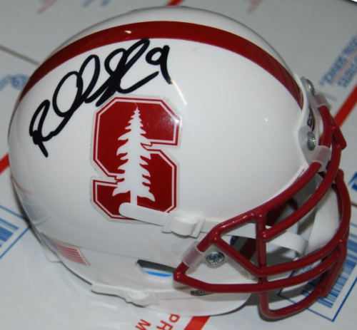 RICHARD SHERMAN SIGNED (STANFORD CARDINAL) MINI FOOTBALL HELMET PSA/DNA AN42665 COLLECTIBLE MEMORABILIA
