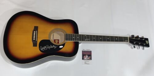 RICKEY MEDLOCKE SIGNED SUNBURST ACOUSTIC GUITAR LYNYRD SKYNYRD JSA COA COLLECTIBLE MEMORABILIA