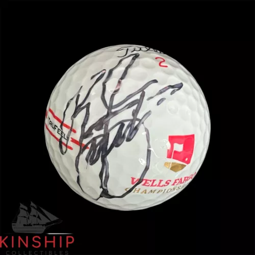 RICKIE FOWLER SIGNED WELLS FARGO LOGO GOLF BALL JSA COA US OPEN PGA AUTO A3212 COLLECTIBLE MEMORABILIA