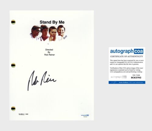 ROB REINER ‘STAND BY ME’ FULL MOVIE SCRIPT DIRECTOR ACOA COLLECTIBLE MEMORABILIA