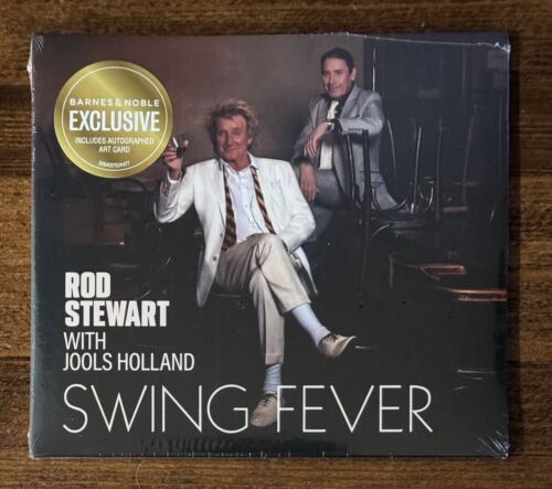 ROD STEWART SIGNED CD SWING FEVER EXCLUSIVE BRAND NEW AUTOGRAPHED SHIPPED ORDER COLLECTIBLE MEMORABILIA