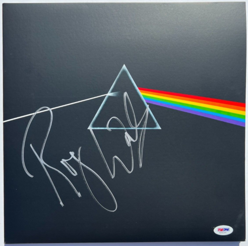 ROGER WATERS SIGNED PINK FLOYD DARK SIDE OF THE MOON VINYL ALBUM AUTO LP PSA/DNA COLLECTIBLE MEMORABILIA