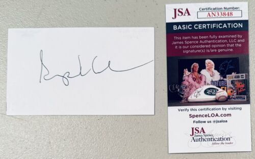 RUPERT EVERETT SIGNED AUTOGRAPHED 3×5 CARD JSA CERT MY BEST FRIEND’S WEDDING COLLECTIBLE MEMORABILIA