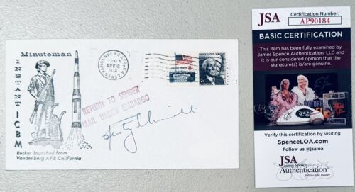RUSTY SCHWEICKART SIGNED AUTOGRAPHED FIRST DAY COVER JSA ASTRONAUT APOLLO 9 2 COLLECTIBLE MEMORABILIA