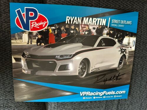 Ryan Martin Signed Street Outlaws Promo Card 2023 PRI Show VP Racing ...