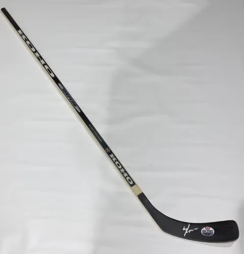 RYAN NUGENT-HOPKINS SIGNED HOCKEY STICK EDMONTON OILERS PROOF JSA COA