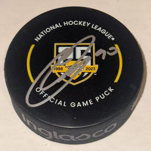 RYAN O’REILLY SIGNED NASHVILLE PREDATORS 25TH OFFICIAL GAME PUCK BECKETT (BAS) COLLECTIBLE MEMORABILIA