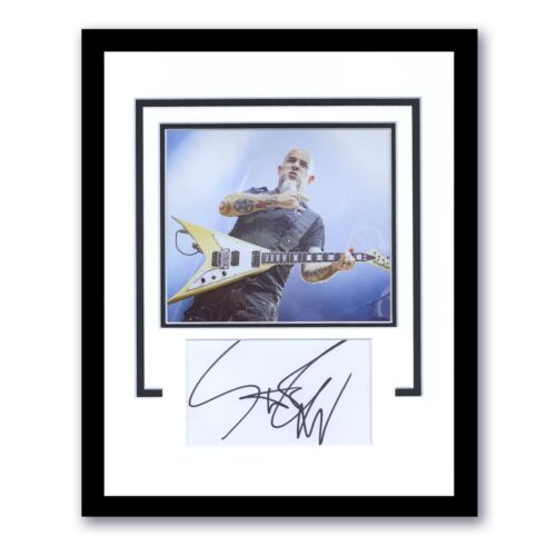 SCOTT IAN “ANTHRAX” GUITARIST AUTOGRAPH SIGNED CUSTOM FRAMED 11×14 DISPLAY ACOA COLLECTIBLE MEMORABILIA