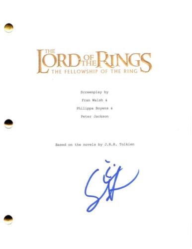 Sean Astin Signed Autograph The Lord of the Rings Fellowship of the Ring Script