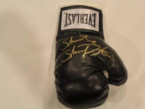 SHOWTIME SHAWN PORTER SIGNED BLACK EVERLAST BOXING GLOVE CHAMPION
