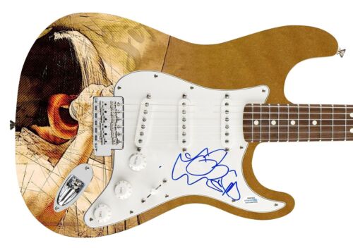 SIA FURLER W FLOWER SKETCH ART AUTOGRAPHED PHOTO GRAPHICS GUITAR ACOA COLLECTIBLE MEMORABILIA
