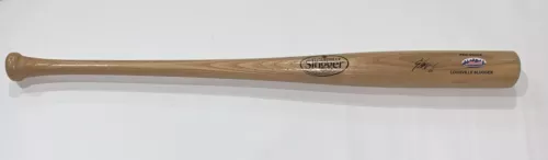 STARLING MARTE SIGNED LOUISVILLE SLUGGER BAT NEW YORK METS PROOF JSA COA COLLECTIBLE MEMORABILIA