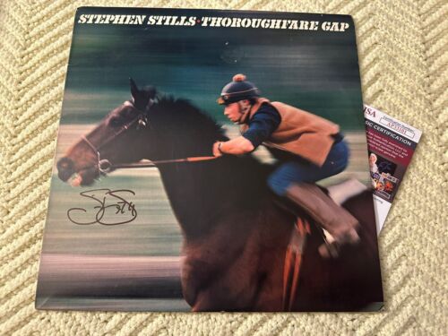 STEPHEN STILLS SIGNED THOROUGHFARE GAP VINYL RECORD ALBUM JSA AUTHENTICATED COA COLLECTIBLE MEMORABILIA