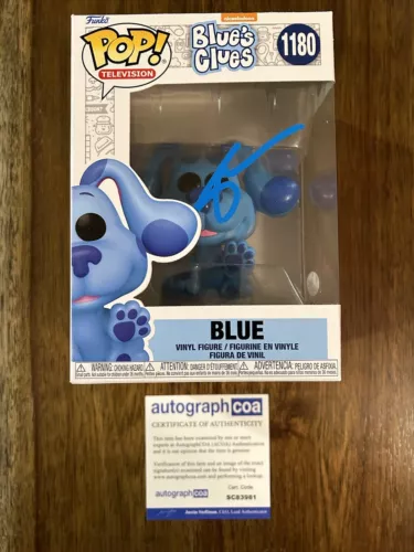 Steve Burns ‘Blue's Clues’ Signed Funko Pop ‘Blue’ ACOA Blues