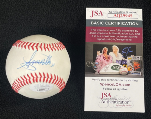 STEVEN MOYA SIGNED DETROIT TIGERS BASEBALL JSA COA COLLECTIBLE MEMORABILIA