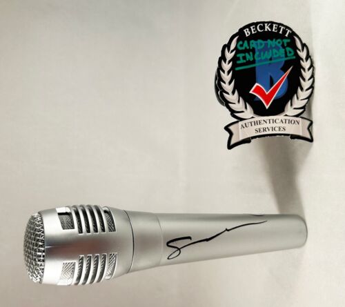 SUSANNA HOFFS SIGNED MICROPHONE THE BANGLES BECKETT BAS 1 COA COLLECTIBLE MEMORABILIA