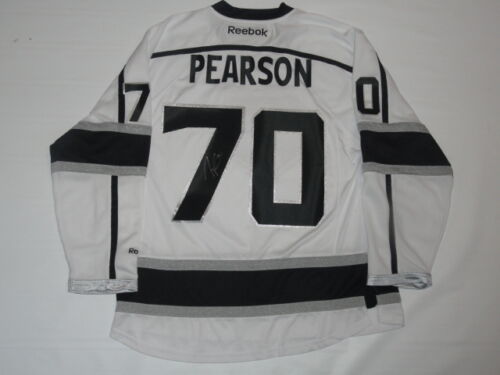 TANNER PEARSON SIGNED LOS ANGELES KINGS 2014 STANLEY CUP JERSEY JSA COA LICENSED