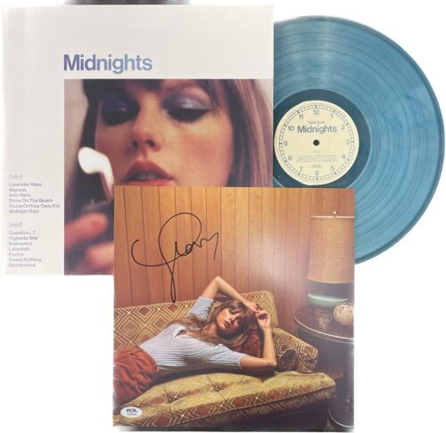 Taylor Swift SIGNED Midnights Vinyl Moonstone purchases LP