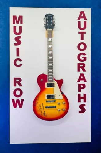 THE CRICKETS S. CURTIS/J. MAULDIN/J. ALLISON SIGNED AUTOGRAPH GUITAR JSA LOA COLLECTIBLE MEMORABILIA