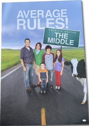THE MIDDLE CAST SIGNED AUTOGRAPHED 27×40 ORIGINAL WB POSTER NEIL FLYNN +3 JSA COLLECTIBLE MEMORABILIA