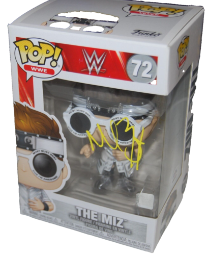 THE MIZ SIGNED (WRESTLING) AUTOGRAPHED WWE #72 FUNKO POP PSA/DNA AN61472 COLLECTIBLE MEMORABILIA