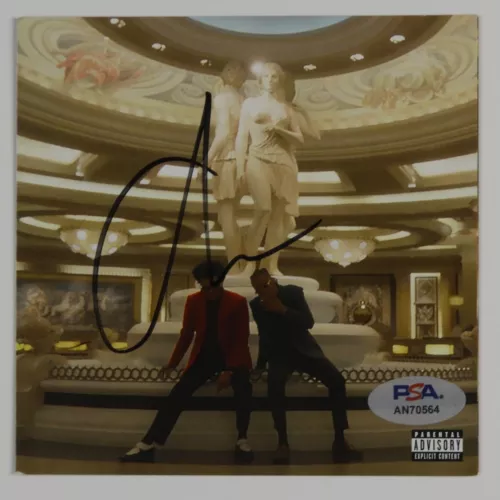 THE WEEKND PSA SIGNED AUTOGRAPH CD INSERT HEARTLESS BLINDING LIGHTS COLLECTIBLE MEMORABILIA