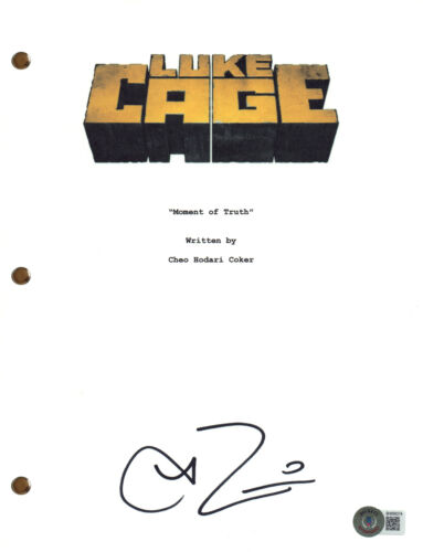 THEO ROSSI SIGNED AUTOGRAPH LUKE CAGE PILOT EPISODE SCRIPT BECKETT COA COLLECTIBLE MEMORABILIA