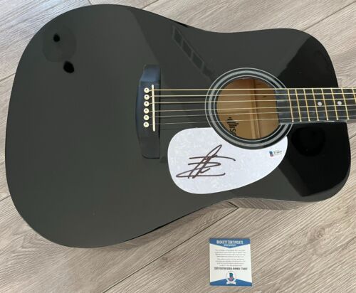 THOMAS RHETT SIGNED AUTOGRAPH 41″ F/S ACOUSTIC GUITAR W/EXACT PROOF BECKETT COA COLLECTIBLE MEMORABILIA
