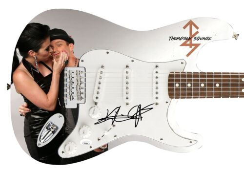 THOMPSON SQUARE AUTOGRAPHED SIGNED PHOTO GRAPHICS GUITAR JSA COLLECTIBLE MEMORABILIA