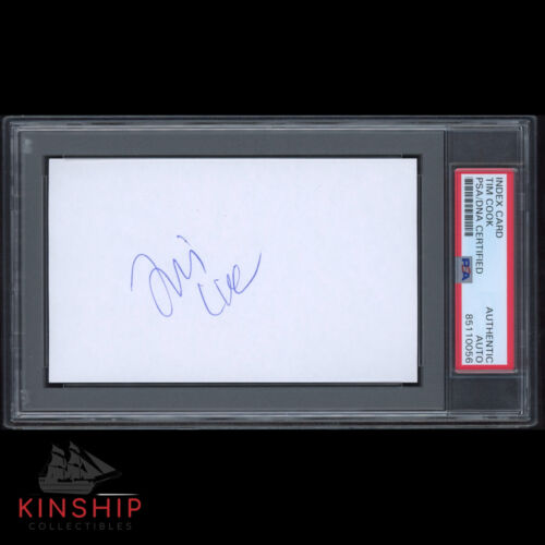 TIM COOK SIGNED 3×5 INDEX CARD PSA DNA SLABBED APPLE CEO AUTO C2397 COLLECTIBLE MEMORABILIA