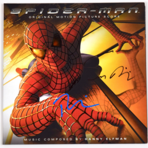 Tobey Maguire & Sam Raimi Signed Spider-Man Soundtrack Vinyl Album Autograph BAS
