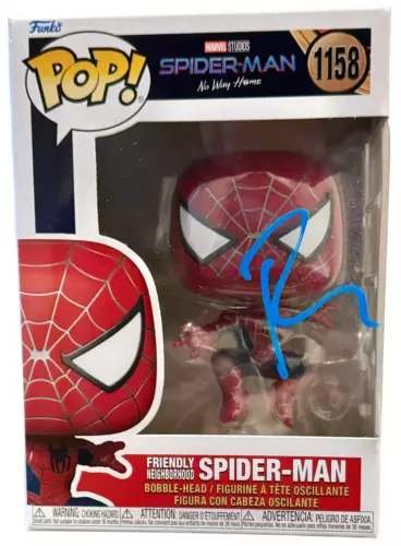 TOBEY MAGUIRE SIGNED FUNKO POP SPIDER-MAN NO WAY HOME 1158 AUTOGRAPH BECKETT COA COLLECTIBLE MEMORABILIA