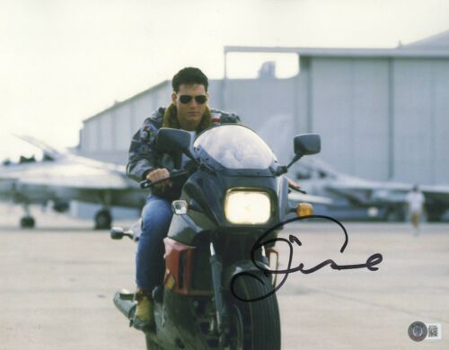 TOM CRUISE SIGNED 11×14 PHOTO TOP GUN AUTHENTIC AUTOGRAPH BECKETT COLLECTIBLE MEMORABILIA