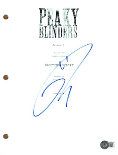 TOM HARDY SIGNED AUTOGRAPH PEAKY BLINDERS EPISODE SCRIPT SCREENPLAY BECKETT COA COLLECTIBLE MEMORABILIA