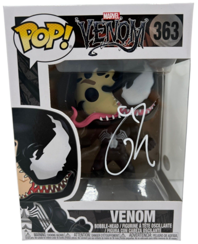 TOM HARDY SIGNED AUTOGRAPHED FUNKO POP VINYL VENOM 363 AUTHENTIC JSA COLLECTIBLE MEMORABILIA