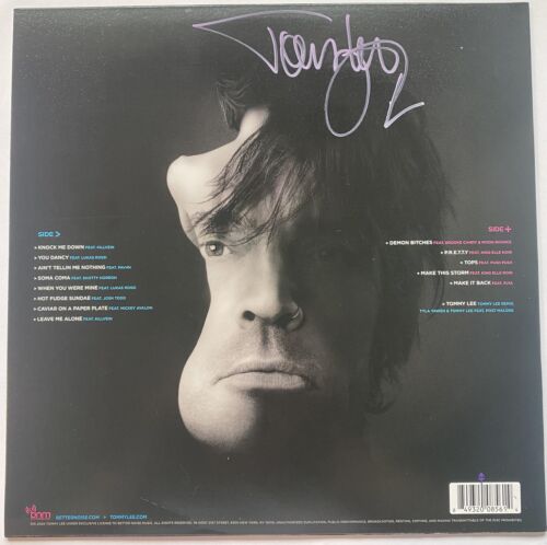 TOMMY LEE “ANDRO” AUTOGRAPH SIGNED RECORD ALBUM 2 VINYL PINK/BLUE LP ACOA COLLECTIBLE MEMORABILIA