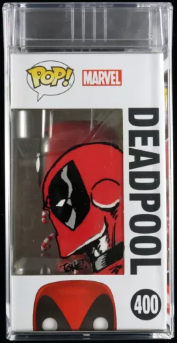 TONE RODRIGUEZ SIGNED FUNKO POP #400 PSA/DNA ENCAPSULATED DEADPOOL AUTO COLLECTIBLE MEMORABILIA