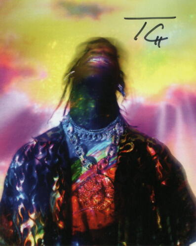 TRAVIS SCOTT SIGNED AUTOGRAPH 8X10 PHOTO - ASTROWORLD, UTOPIA, RODEO, VERY RARE!