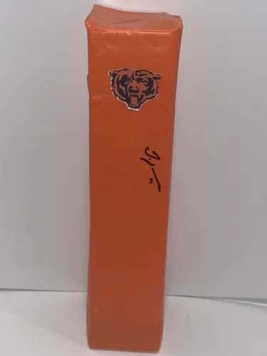 TREMAINE EDMUNDS SIGNED TOUCHDOWN PYLON CHICAGO BEARS FOOTBALL JSA COA