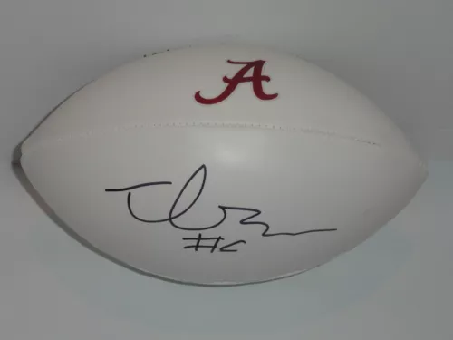 TREY SANDERS SIGNED FOOTBALL ALABAMA CRIMSON TIDE AUTOGRAPHED 1ST ONE!
