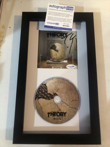 TYLER CONNOLLY THEORY OF A DEADMAN SIGNED AUTOGRAPH FRAMED CD DISPLAY ACOA COLLECTIBLE MEMORABILIA