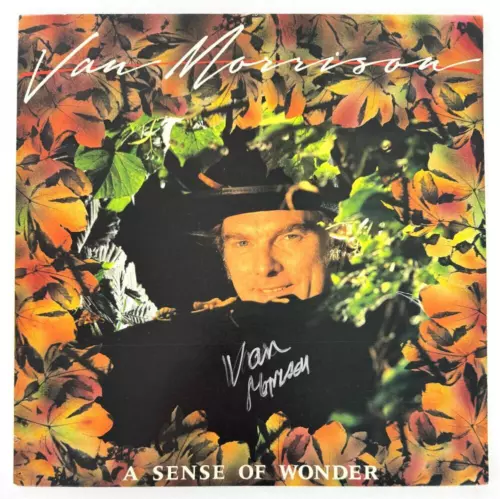 VAN MORRISON SIGNED AUTOGRAPH ALBUM VINYL RECORD A SENSE OF WONDER – BECKETT COA COLLECTIBLE MEMORABILIA
